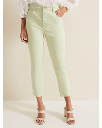 Phase Eight - Lindsey Cropped Straight Leg Jeans - Lyst