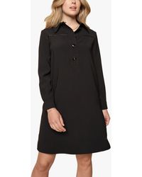Mos Mosh - Caily Leia Long Sleeve Collared Knee Length Dress - Lyst