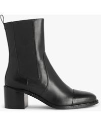 John Lewis - Palomino Leather Toe Cap Heeled Chelsea Boots - Lyst