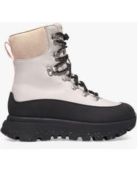 Fitflop - Neo-d-hyker Leather Blend Walking Boots - Lyst
