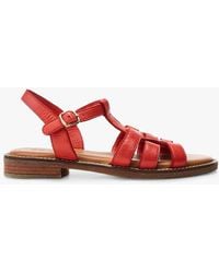 Moda In Pelle - Saddle Leather Sandals - Lyst