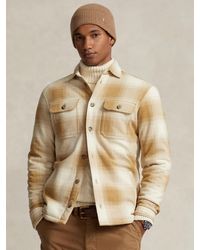 Ralph Lauren - Polo Plaid Fleece Shirt Jacket - Lyst