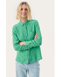 Part Two - Kivas Linen Regular Fit Long Sleeve Shirt - Lyst