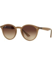 Ray-Ban - Rb2180 Round Framed Sunglasses - Lyst