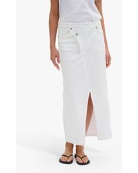 My Essential Wardrobe - Tempa Wrap Denim Midi Skirt - Lyst