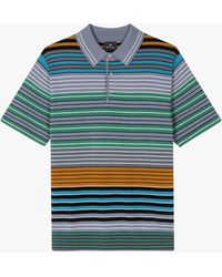 Paul Smith - Ps Short Sleeve All-over Stripe Polo Shirt - Lyst