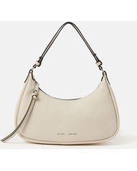 Jigsaw - Crescent Small Leather Shoulder Bag - Lyst