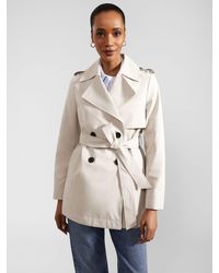 Hobbs - Norma Double Breasted Short Trench Coat - Lyst
