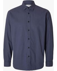 SELECTED - Owen Recycled Cotton Flannel Shirt - Lyst