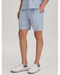 Reiss - Riad Textured Drawstring Shorts - Lyst
