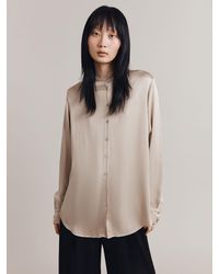 Ghost - Lila Relaxed Satin Shirt - Lyst