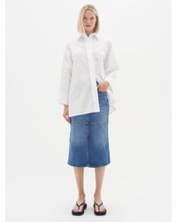 Inwear - Pheiffer Denim Midi Skirt - Lyst