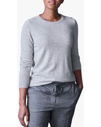 Pure Collection - Crew Neck Cashmere Jumper - Lyst