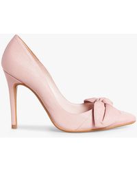 Ted Baker - Hyana Moire Satin Bow Court Shoes - Lyst