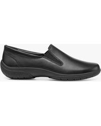 Hotter - Glove Ii Extra Wide Fit Leather Slip-on Shoes - Lyst