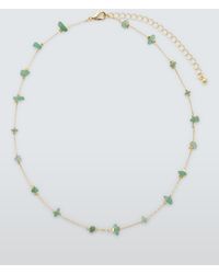 John Lewis - Semi Precious Stone Chip Spacer Necklace - Lyst