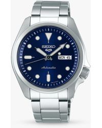 Seiko - Srpe53k1 5 Sports Automatic Day Date Bracelet Strap Watch - Lyst