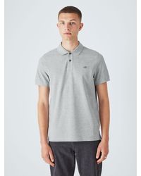 GANT - Piqué Shield Short Sleeve Regular Fit Polo Shirt - Lyst