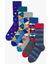 Happy Socks - Classic Pattern Print Socks - Lyst
