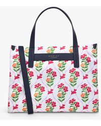 Radley - Carousel Floral Print Tote Bag - Lyst