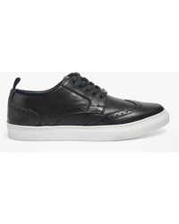 Pod - Foley Leather Brogue Trainers - Lyst