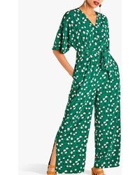 yumi bouquet floral jumpsuit