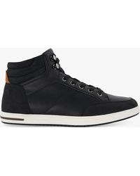 Dune - Sutton Leather High-top Trainers - Lyst