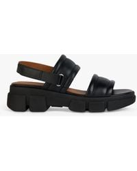 Geox - Lisbona Leather Sandals - Lyst