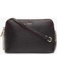 DKNY - Bryant Dome Leather Cross Body Bag - Lyst