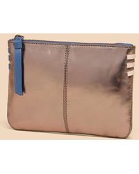 White Stuff - Leather Zip Top Pouch - Lyst