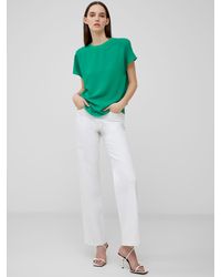 French Connection - Light Crepe Crew Neck Top - Lyst
