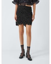 Sister Jane - Clementine Floral Embroidered Mini Skirt - Lyst