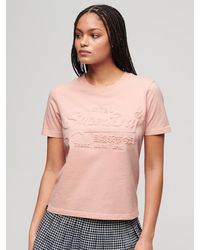 Superdry - Embossed Relaxed T-shirt - Lyst