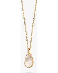 Daisy London - Isla Mother Of Pearl Pendant Necklace - Lyst