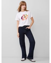 French Connection - Love Graphic T-shirt - Lyst