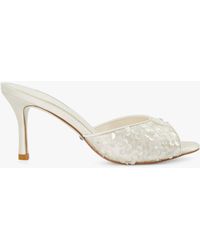 Dune - Bridal Collection Minimoon Sequin Embellished Mules - Lyst