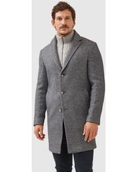 Rodd & Gunn - Calton Hill Wool Blend Overcoat - Lyst