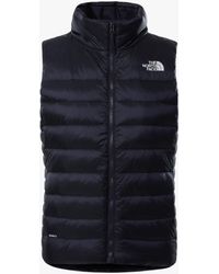black north face gilet womens