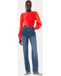 Whistles - Puff Sleeve Cord Top - Lyst