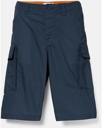 Timberland - Poplin Cargo Shorts - Lyst