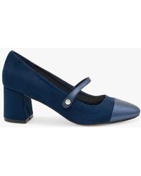 Paradox London - Kacey Microsuede Mary Jane Shoes - Lyst