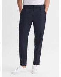 Reiss - Brighton Pleated Relaxed Trousers - Lyst