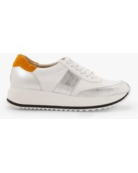 boden silver trainers