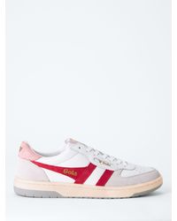 Gola - Hawk Leather Low Top Trainers - Lyst