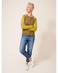 White Stuff Wool Forest Crew Cardigan 
