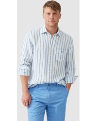 Rodd & Gunn - Napier South Linen Regular Fit Long Sleeve Shirt - Lyst