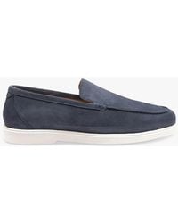 Loake - Tuscany Suede Loafers - Lyst