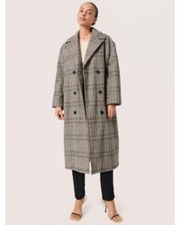 Soaked In Luxury - Chicka Classic Check Coat - Lyst