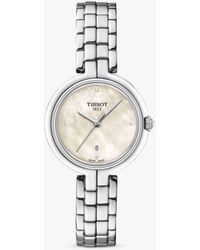 Tissot - T0942101111602 Flamingo Mother Of Pearl Dial Bracelet Strap Watch - Lyst