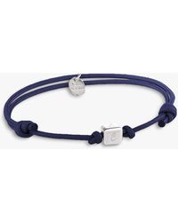 Merci Maman - Personalised Dice Braided Bracelet - Lyst